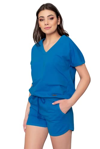 Italian Fashion Lounge Set Damen | Hausanzug Damen | Trainingsanzug Frauen | Jogginganzug Frauen Set 2-Teilig | Stilvolle Streatwear Trainingsanzüge für Ladies S-XXL von Italian Fashion