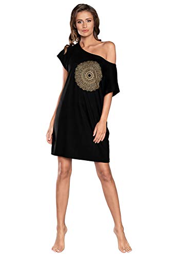 Italian Fashion Nachthemd Stillen | Softes Geburtshemd | Nachthemd Damen aus Viskose | Bequem Stillkleid | Stillpyjama Damen | Still Nachtwäsche Frauen Geburt Set S-XXL von Italian Fashion