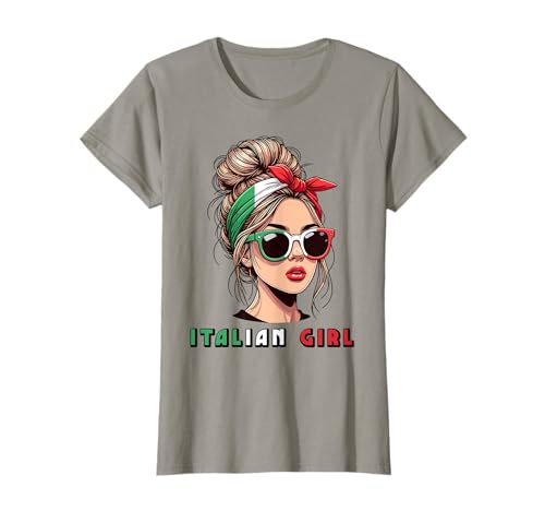 Italienisch Mädchen Italia Italien Mädchen ragazza italiana Muttertag T-Shirt Italienisch Mädchen Italia Italien Mädchen ragazza italiana Muttertag T-Shirt von Italian Girl Italy girls ragazza italiana