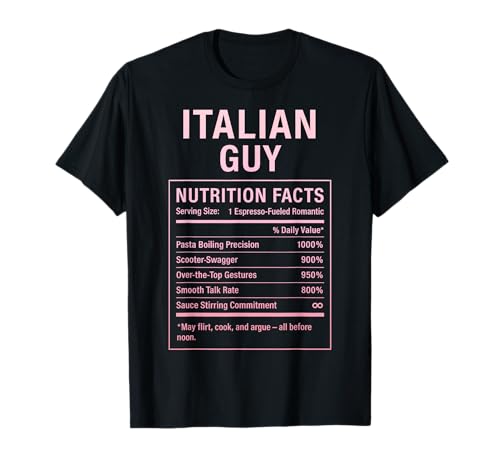 Italienischer Typ Lustiger stolzer Italienischer Männer Jungen T-Shirt von Italian Roots Gifts for Men