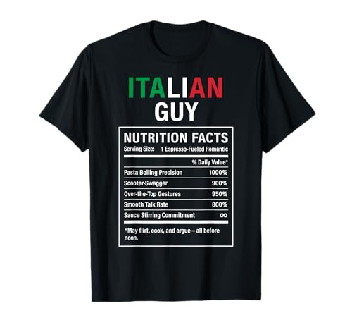 Italienischer Typ Lustiger stolzer Italienischer Männer Jungen T-Shirt von Italian Roots Gifts for Men