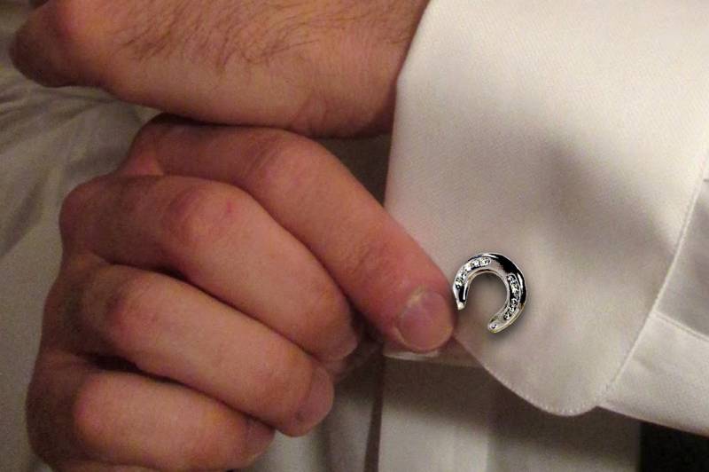 Pferde-Manschettenknöpfe - Hufeisen von ItalianJewelryStore