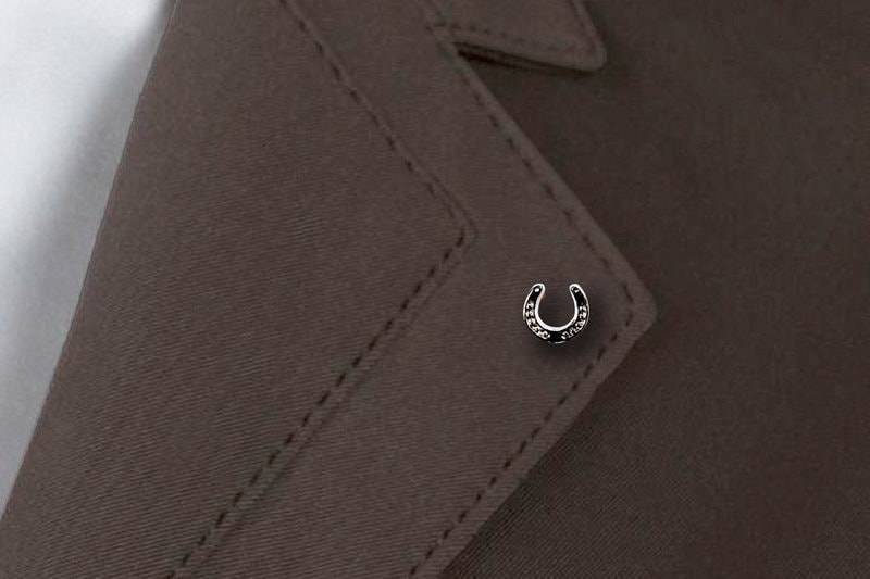 Reiten Revers Brosche - Hufeisen Verkehrt Herum von ItalianJewelryStore