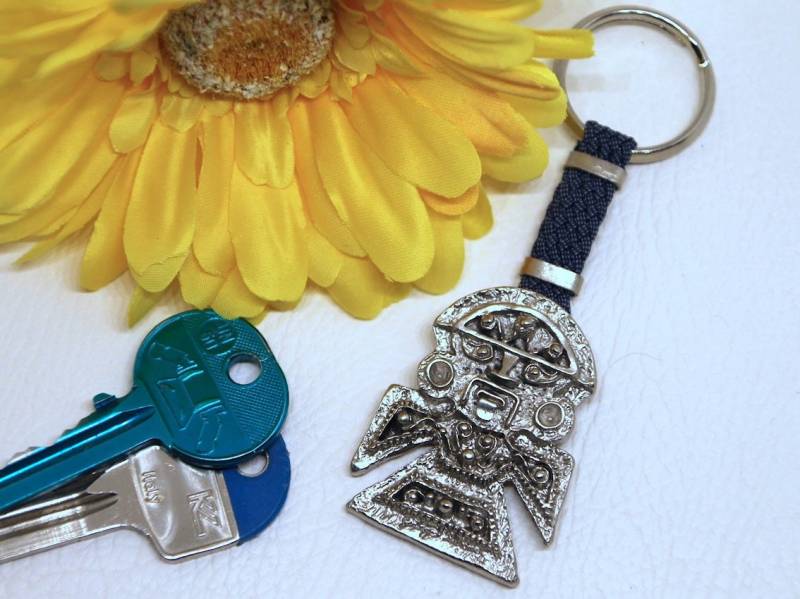 Schlüsselanhänger Mit Maya-Idol von ItalianJewelryStore