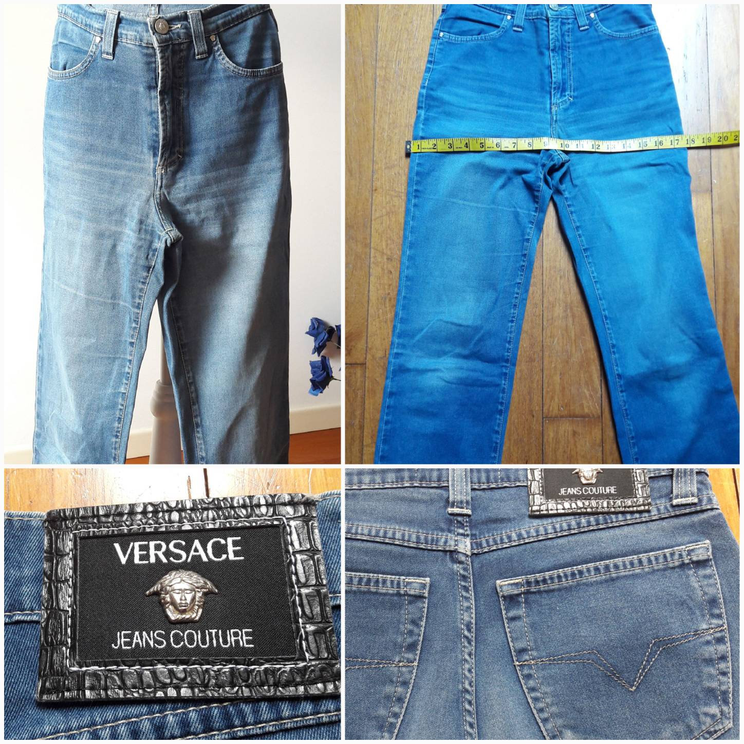 Gianni Versace Jeans Couture 80Er Jahre Stone Washed Denim | Größe 27/28 Gianni Versace Jeans Couture 80Er Jahre Stone Washed Denim | Größe 27/28 von ItalianVintageFlavia