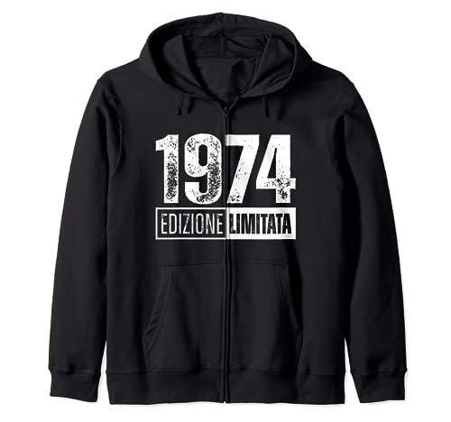 Italien Limited Edition 1974 für Männer und Frauen Kapuzenjacke Italien Limited Edition 1974 für Männer und Frauen Kapuzenjacke von Italiano Edizione Limitata - Anno di Nascita