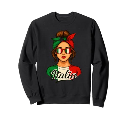 Italia Shirt Fans Ultras Italien Herren Damen Italy Flagge Sweatshirt Italia Shirt Fans Ultras Italien Herren Damen Italy Flagge Sweatshirt von Italien Ultras Shop IBK