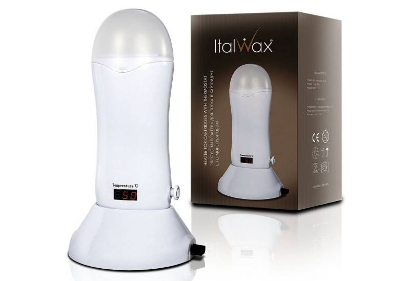 Italwax Körperrasierer Wachspatronen Roll-On Erhitzer mit Thermostat ItalWax von Italwax