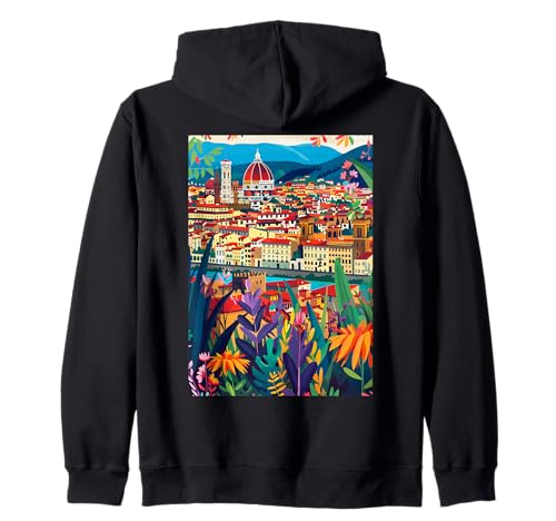 Florenz Italien Kunst Kapuzenjacke von Italy Aesthetic Minimalist Art (Florence)