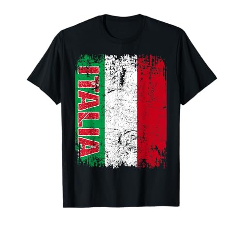 ITALIA ITALIEN Flagge | Damen Herren Kinder ITALIEN ITALIA T-Shirt ITALIA ITALIEN Flagge | Damen Herren Kinder ITALIEN ITALIA T-Shirt von Italy Family Shop