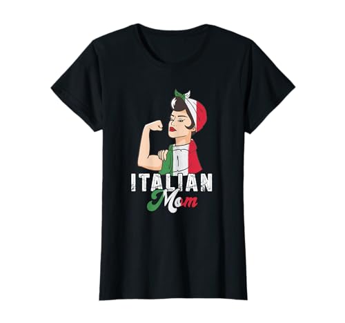 Italienische Mom Italien Flagge Strong Mama Italia Roots Mother Pride T-Shirt Italienische Mom Italien Flagge Strong Mama Italia Roots Mother Pride T-Shirt von Italy Flag Italian Roots Italia Pride Heritage