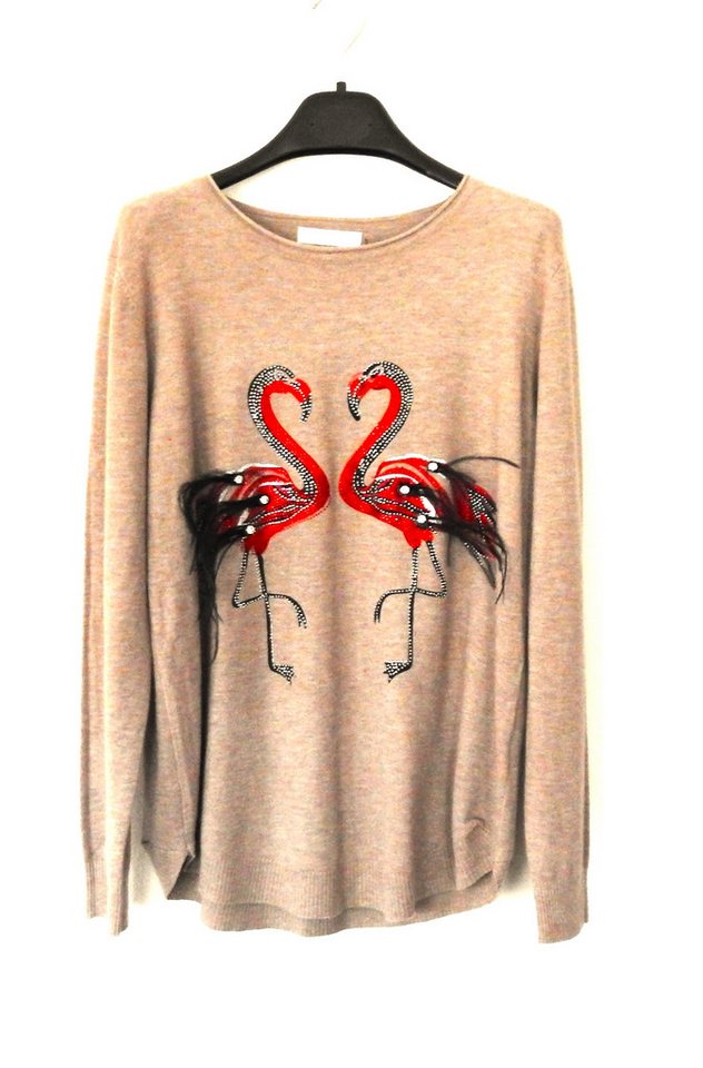 Italy Moda Strickpullover Flamingo von Italy Moda