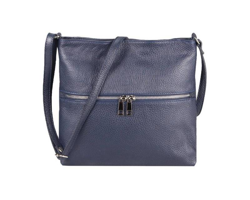 ITALYSHOP24 Schultertasche Made in Italy Damen Leder Tasche CrossOver, als Handtasche, Umhängetasche, Shopper tragbar von Italyshop24