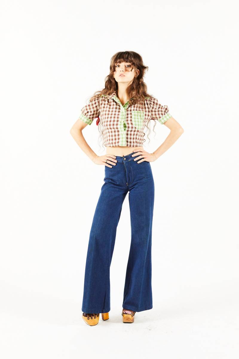 Jahrgang Herr Freiheit Braun Button Nach Unten Crop Bluse - Jumping Jack Flash Jj Overstock Nyc Jahrgang Herr Freiheit Braun Button Nach Unten Crop Bluse - Jumping Jack Flash Jj Overstock Nyc von Items111111111