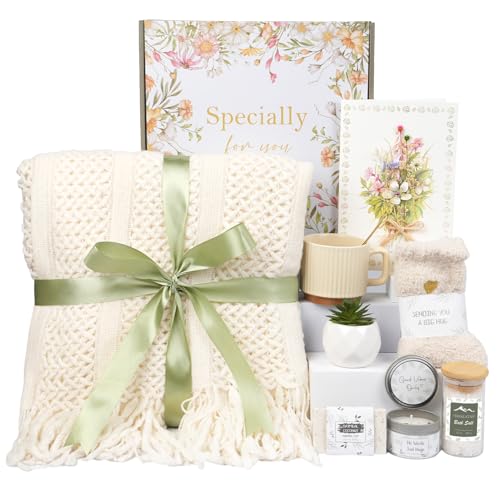 Ithmahco Gute Besserung Geschenke für Frauen – Pflegepaket Geschenk Fühlen Sie sich besser Korb nach Operationen Erholung, Ermutigung, Entspannung, Spa-Geschenke, warmes Denken an Sie, Box für Frauen Ithmahco Gute Besserung Geschenke für Frauen – Pflegepaket Geschenk Fühlen Sie sich besser Korb nach Operationen Erholung, Ermutigung, Entspannung, Spa-Geschenke, warmes Denken an Sie, Box für Frauen von Ithmahco