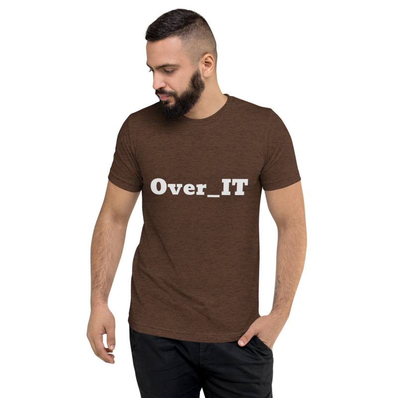 Over_It Kurzärmeliges T-Shirt "Here Es To Getting Over It The Moment You Blink" von ItingIT