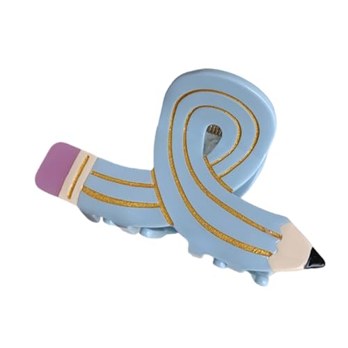 Ästhetischer Bleistift-Haarklammer, starker Federclip, Acetat-Pferdeschwanz-Halter, für Damen und Mädchen, lässiges Haarform-Zubehör von Itkcozcg