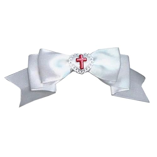 Itkcozcg 1 x Punk-Stil Herzschleifen Haarspange Cosplay Haarteil Party Kopfbedeckung für Frauen auf der Suche nach einzigartigen Mode-Accessoires Itkcozcg 1 x Punk-Stil Herzschleifen Haarspange Cosplay Haarteil Party Kopfbedeckung für Frauen auf der Suche nach einzigartigen Mode-Accessoires von Itkcozcg