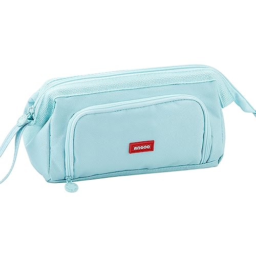 Itkcozcg Bürobedarf, großes Fassungsvermögen, Federmäppchen, Schulbedarf für Studenten, Schreibwaren, Stifthalter, Blau - Glacier Blue, 22*13*9ccm, Bürobedarf Itkcozcg Bürobedarf, großes Fassungsvermögen, Federmäppchen, Schulbedarf für Studenten, Schreibwaren, Stifthalter, Blau - Glacier Blue, 22*13*9ccm, Bürobedarf von Itkcozcg