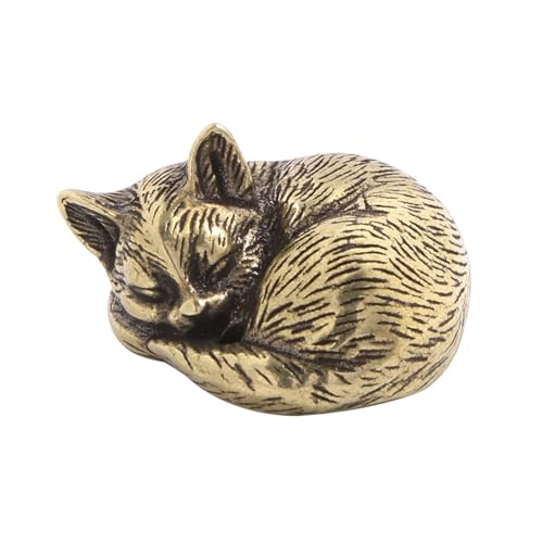 Itkcozcg Dekorative Messingkatzen Figuren Miniaturmetallstatue Für Antike Liebhaber Und Kunstsammler Auto Innenausstattung Messingkatzen Für Sammler Itkcozcg Dekorative Messingkatzen Figuren Miniaturmetallstatue Für Antike Liebhaber Und Kunstsammler Auto Innenausstattung Messingkatzen Für Sammler von Itkcozcg