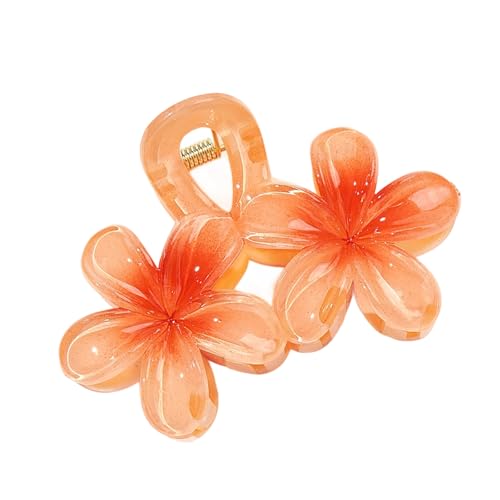 Itkcozcg Doppelblumen-Haarklammer für Damen, leichtes Haar-Accessoire mit starkem Halt, für Sport, Yoga und Alltag von Itkcozcg