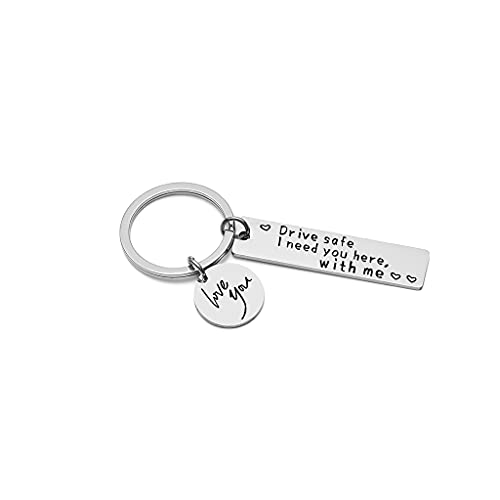 Itkcozcg Freund Sicherheit Keychain Drives Safe Ich Brauche Sie Hier Mit MES Keyring Accessoire Für Freund Ehemann Sichern Schlüsselkettenringe Frauen Frauen Itkcozcg Freund Sicherheit Keychain Drives Safe Ich Brauche Sie Hier Mit MES Keyring Accessoire Für Freund Ehemann Sichern Schlüsselkettenringe Frauen Frauen von Itkcozcg