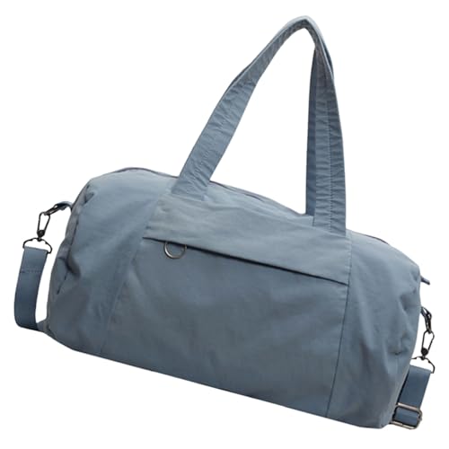 Itkcozcg Gepäck Reise Handtasche Damen Reise Große Kapazität Schultertasche Crossbody Pack Nylon Fitness Taschen Nylon Handtasche für Gym und Ausflug, blau, Size reference picture von Itkcozcg
