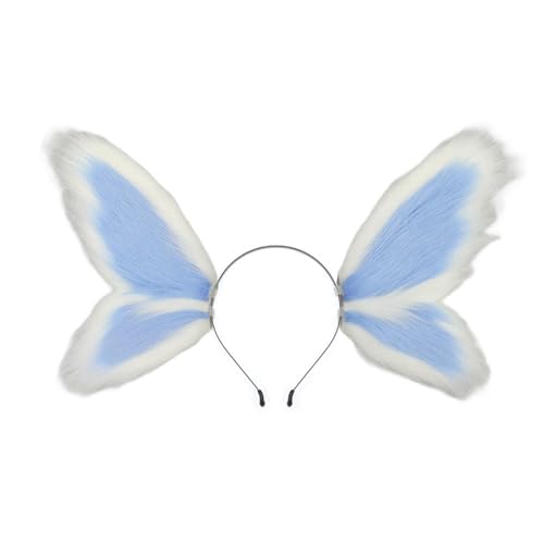 Itkcozcg Haarreif mit Feen, Elfen, Schmetterling, Tierohren, verstellbar, Kostümzubehör für Rollenspiele, Halloween, Partys, Versammlungen Itkcozcg Haarreif mit Feen, Elfen, Schmetterling, Tierohren, verstellbar, Kostümzubehör für Rollenspiele, Halloween, Partys, Versammlungen von Itkcozcg