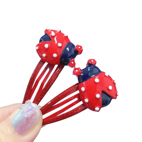 Itkcozcg Haarspange mit Cartoon-Motiv, rote Form, süßer Kopfschmuck, Haarseil, rote Form, Haarspange für Damen von Itkcozcg
