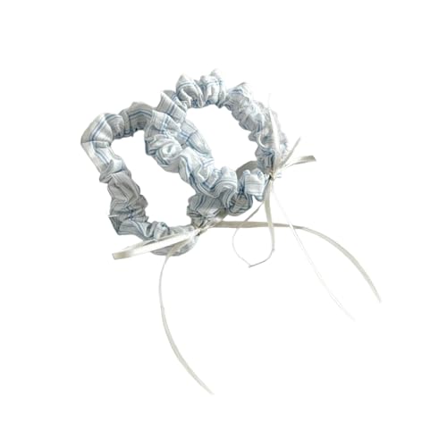 Itkcozcg Haarspange mit Stickerei, Schleife, elastische Haarbänder für Kinder und Frauen, weicher Stoff, Haarschmuck für den täglichen Gebrauch von Itkcozcg