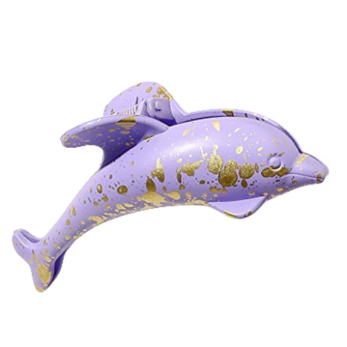 Itkcozcg Haarspangen für Mädchen, schöne Haarspangen mit großem Delfin-Design, Haarhalter für Kinder von Itkcozcg