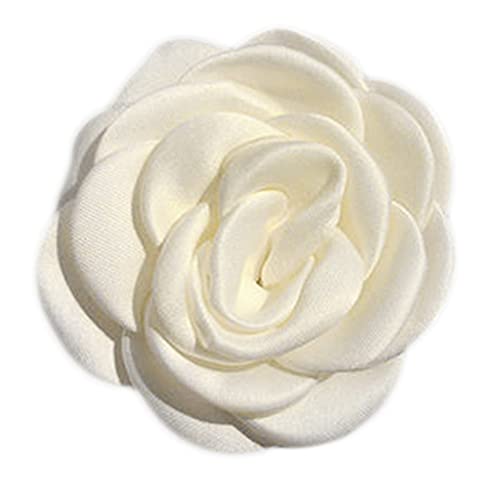Itkcozcg Milchweiße Blumen-Haarspange mit künstlichen Rosen Itkcozcg Milchweiße Blumen-Haarspange mit künstlichen Rosen von Itkcozcg