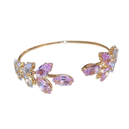 Itkcozcg Minimalist Ein Verstellbares Handgelenkschmuck Mit Kubischen Zirkonsteinen Open Armreif Mode Armband Für Die Tägliche Raffinesse Einfacher Eleganter Handgelenkschmuck von Itkcozcg