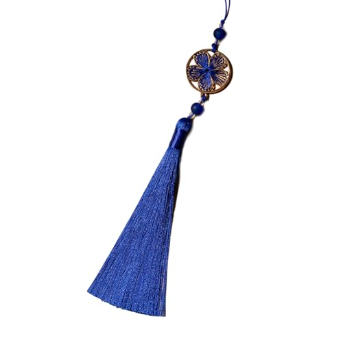 Itkcozcg Traditioneller Han-Fu-Quasten-Anhänger mit glückverheißenden Blumen-Designs für Kulturbegeisterte und Mode-Suchende von Itkcozcg