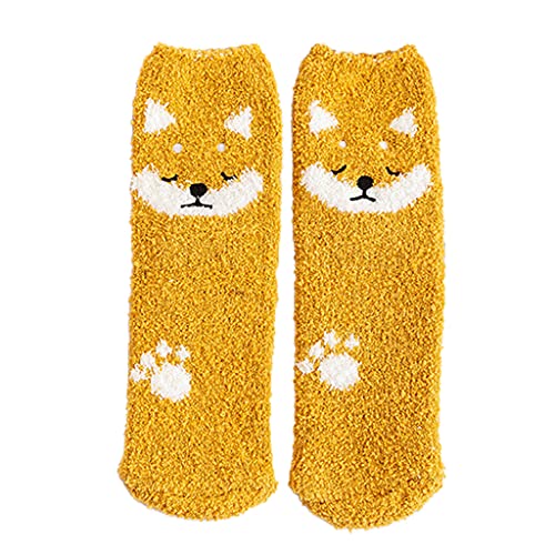 Itkcozcg Warme Damen-Socken mit Cartoon-Tiermotiv, Wie in der Abbildung gezeigt, Recommended size 35-43 Itkcozcg Warme Damen-Socken mit Cartoon-Tiermotiv, Wie in der Abbildung gezeigt, Recommended size 35-43 von Itkcozcg