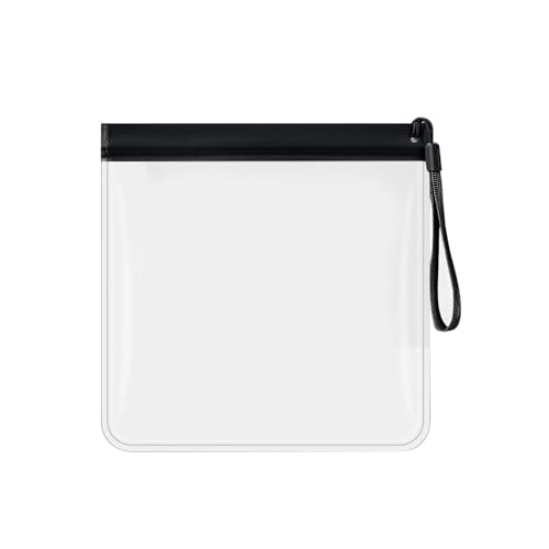 Kompakte Reise-Make-up-Aufbewahrungstasche, praktische Reise-Kulturbeutel, einzigartiger und praktischer Make-up-Organizer für Damen, Handgepäck, Schwarz von Itkcozcg