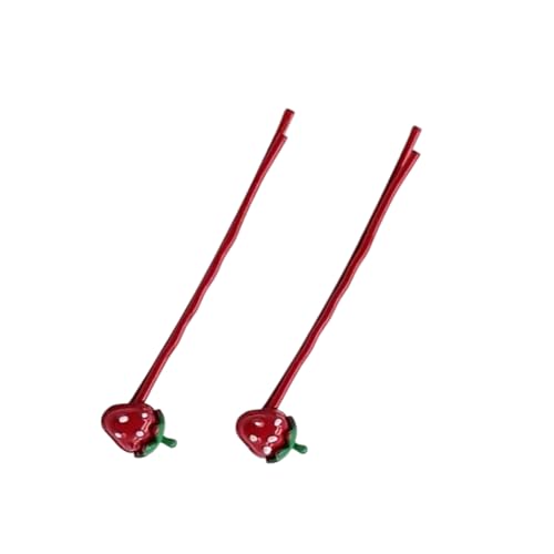 Lebendige Haarspangen in Obstform für Damen und Mädchen, stabile Metalllegierung, Haarspangen für Party, Alltag, Sommer-Accessoires, modische Obst-Haarnadeln von Itkcozcg