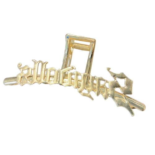 Metall-Haarspange für Damen, starker Halt, rutschfest, praktisch, Metall-Haarklammer für Pendler, Sport, langes Haar Metall-Haarspange für Damen, starker Halt, rutschfest, praktisch, Metall-Haarklammer für Pendler, Sport, langes Haar von Itkcozcg