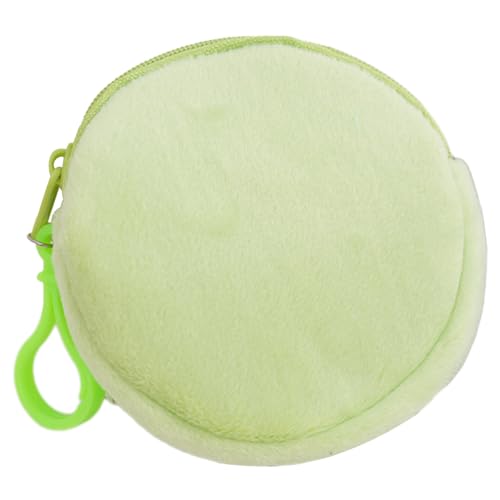 Miniatur runder Schlüsselanhänger in Brieftaschenform, rund, Münzgeldbörse, Schlüsselanhänger, lose Kleingeld/Schlüssel/Aufbewahrungstasche, Ornament für Frauen, tragbare Münztasche von Itkcozcg