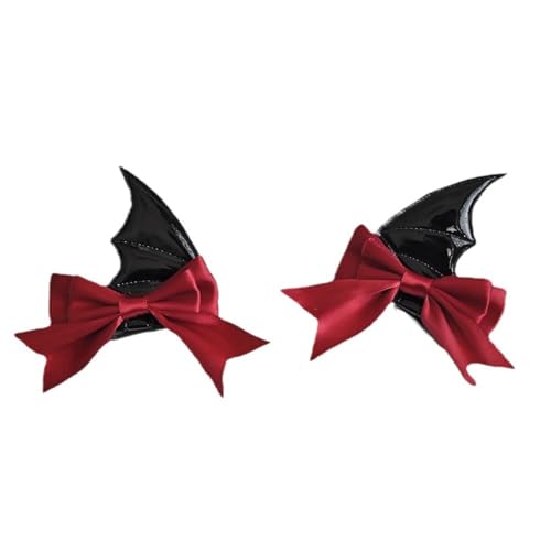 Punk Fledermausflügel Haarspange für weibliche Mädchen, dunkle Serie, Haarnadel, Halloween-Haarspangen, Seitenclip, Anime-Dienstmädchen-Ornament, modisches Ornament Punk Fledermausflügel Haarspange für weibliche Mädchen, dunkle Serie, Haarnadel, Halloween-Haarspangen, Seitenclip, Anime-Dienstmädchen-Ornament, modisches Ornament von Itkcozcg