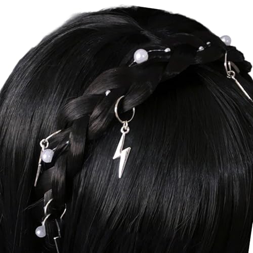 Punk Styles Anhänger Twisted Braid Stirnband Kostüm Haarband Praktisches Freundliches Haar Accessoire Für Frauen Mädchen Täglich Praktische Metallhaarzubehör Punk Styles Anhänger Twisted Braid Stirnband Kostüm Haarband Praktisches Freundliches Haar Accessoire Für Frauen Mädchen Täglich Praktische Metallhaarzubehör von Itkcozcg