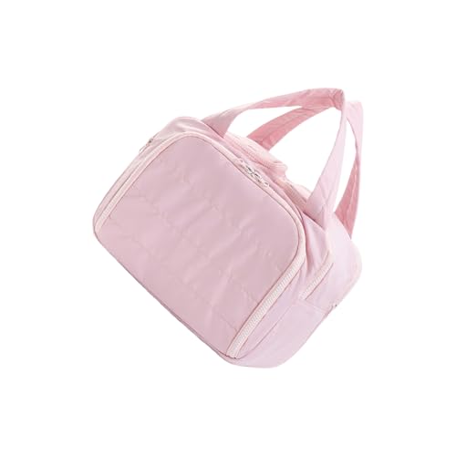 Reise-Kulturbeutel, große breite Öffnung, Reise-Kosmetik-Make-up-Organizer mit Griff für Zubehör, unverzichtbare Kosmetiktasche, Make-up-Tasche, B, Mass Beauty von Itkcozcg