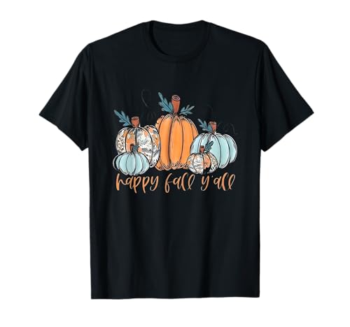 It's Fall Y'all Autumn Vibes Design für Männer Frauen Casual Cozy T-Shirt von Its Fall Y'all Autumn Vibes Design