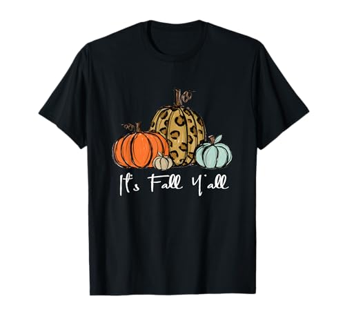 It's Fall Y'all Autumn Vibes Design für Männer Frauen gemütlich T-Shirt von Its Fall Y'all Autumn Vibes Design
