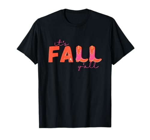 Its Fall Y'all Autumn Vibes Design für Männer Frauen Leafy Path T-Shirt von Its Fall Y'all Autumn Vibes Design