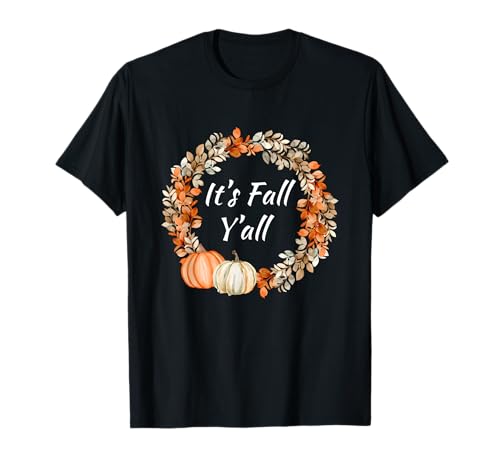 Its Fall Y'all Autumn Vibes Design für Männer Frauen Woodland T-Shirt von Its Fall Y'all Autumn Vibes Design