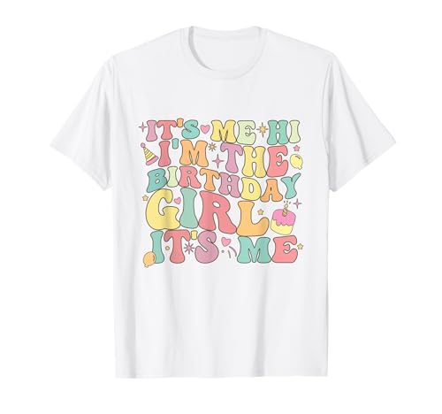 It's Me Hi I'm The Birthday Girl It's Me Geburtstagsparty Kinder T-Shirt von Its Me Hi I'm The Birthday Girl Party Apparel Co.