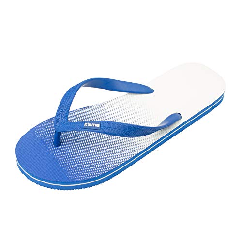 It's me Flip Flops Damen | die weichesten Flip Flops Aller Zeiten weil aus100% Naturkautschuk | (blau/weiß, eu_footwear_size_system, adult, numeric_range, wide, numeric_38, numeric_39) von Its-Me