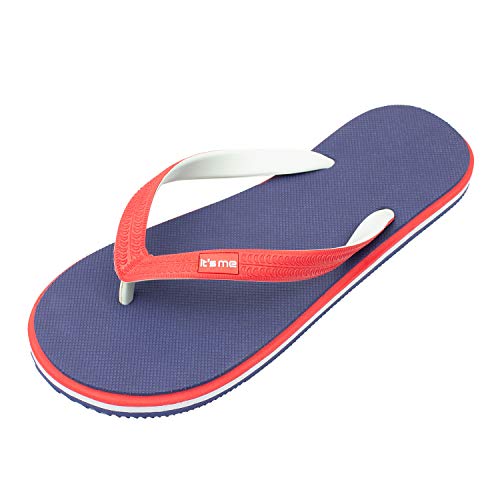 It's me Flip Flops Damen | die weichesten Flip Flops Aller Zeiten weil aus100% Naturkautschuk | (french/blue, eu_footwear_size_system, adult, numeric_range, wide, numeric_38, numeric_39) von Its-Me