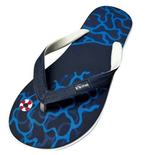 Its-Me Flip Flops Herren | die weichesten Flip Flops Aller Zeiten weil aus100% Naturkautschuk | (ocean/blue, eu_footwear_size_system, adult, men, numeric_range, wide, numeric_41, numeric_42) von Its-Me